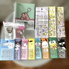シールセット　サンリオ　ネイルシール　ミニシール帳　シール帳　ポケピース