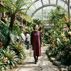 赤黒Vネックジャンパースカート■着物リメイク■