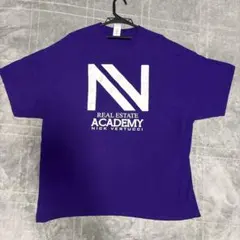 REAL ESTATE ACADEMY Tシャツ パープル GILDAN 2XL