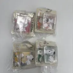 スヌーピーパッケージミニチュアコレクション４個