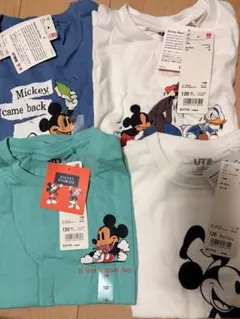 ミッキーマウス Tシャツ 120cm 4枚セット