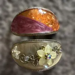 ヘアアクセサリー　ポニーフック　2個セット