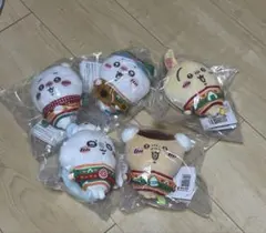 ちいかわ　エニマイくじ　D賞　ぬいぐるみキーホルダー　全5種　セット　コンプ