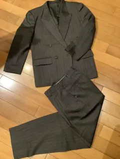 CLAUDECROSSforMEN クロードクロス ズボン メンズ 年代物 Ｓ 真綿紬 作家もの 袷 縞 真綿紬 作家もの 袷 縞 遠州綿紬縞