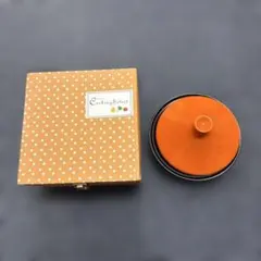 タジン鍋　オレンジ　箱付きのサムネイル