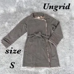 Ungrid アングリッド S ロングコート ベルト付 オシャレ アウター