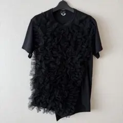 comme des garcons homme plus フリル黒ドレスTシャツ - メルカリ