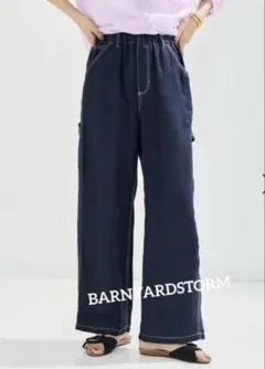 BARNYARDSTORM リネン ペインターパンツ S