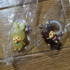 めじるしアクセサリー2 モンチッチ　ガチャ　2個セット