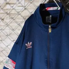 【80sビンテージ】アディダス　トラックジャケット　デサント　日本製　XL