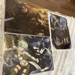 SAO ソードアートオンライン　クリアファイル　3枚