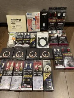 HDMIケーブル他、大量セット