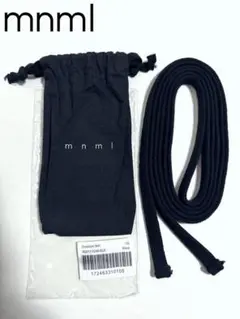 mnml ミニマル ドローコードベルト ブラック DRAWCORD BELT
