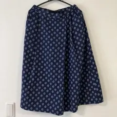 スタジオクリップ　ネイビーワイドパンツ