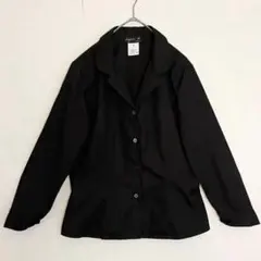 【未使用に近い★レア★オープン&ラウンドカラー】アニエスベー黒シャツ★ジャケット
