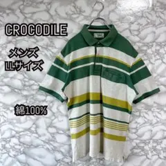 CROCODILE メンズ ポロシャツ LLサイズ クロコダイル 半袖