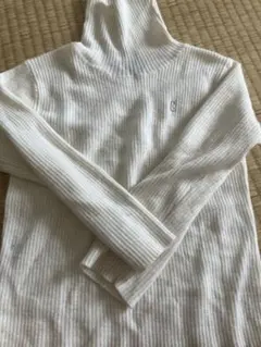 COMME CA ISM ホワイト セーター 110