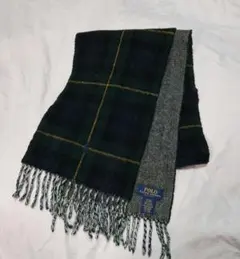 POLO Ralph Lauren リバーシブル ウールマフラー　ヘリンボーン
