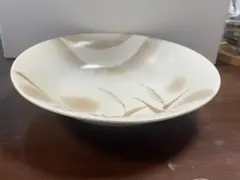 【美品】和風 盛鉢 大鉢（ススキ柄 / 煮物鉢 / パスタ皿）のサムネイル
