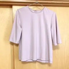 アンタイトル　カットソー　Untitled　ピンク　半袖　お出かけ　通勤　旅行