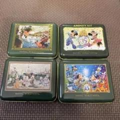 ミッキー・ミニー アメニティキット 4個セット