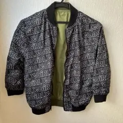 X-GIRL ロゴプリント ジャケット　リバーシブル