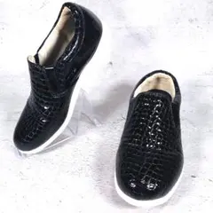 【人気希少デザイン】極美品 ヨネックス【23】パワークッション クロコダイル 黒