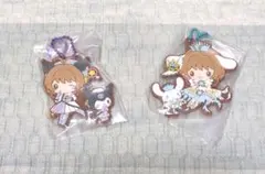 カードキャプターさくら&クロミ　さくら&シナモンラバーマスコット　2点セット