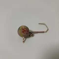 和風 ちりめん玉根付 ストラップ おみくじ