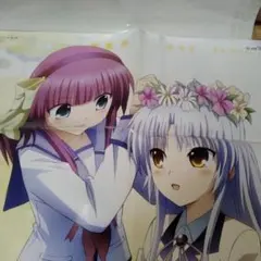 Angel Beats メガミマガジン 2010年7月号 両面ポスター