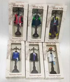 ワイテルズ 特別展 白尾博物館 再現衣装フィギュア 全6種セット 新品未開封 ワイテルズ ワイテ 白尾博物館 再現衣装フィギュア nakamu きんとき