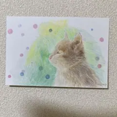 ネコイラスト　手描き