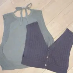 【2点セット】LBC ニットベスト（M）