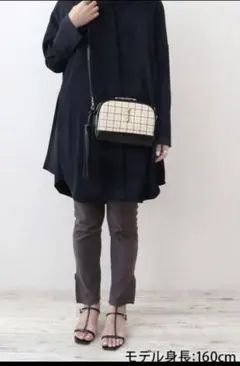 美品　定価4万円 美品トフアンドロードストーン2wayショルダーバッグのサムネイル
