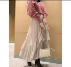 【田中みなみさん着用】新品　スナイデル　シアーボリュームプリーツスカート