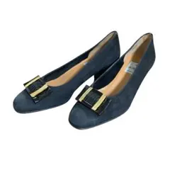 さらに値下げ中❗️calzature artigianeスエード23.5 パンプス