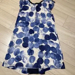 COMME CA FILLE 水玉模様 ノースリーブワンピース 140cmのサムネイル