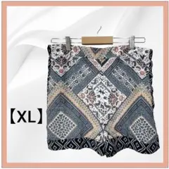 海外古着★xhilaration XL パターン柄ショートパンツ