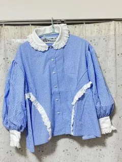 HEIHEI heihei 個性的　へいへい　パフスリーブフリルブラウス 服