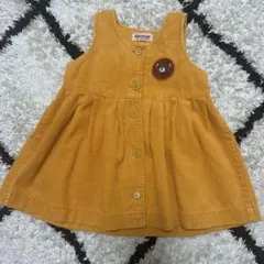 ミキハウス コーデュロイ ワンピース