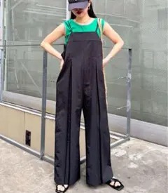 ブラック オーバーオール