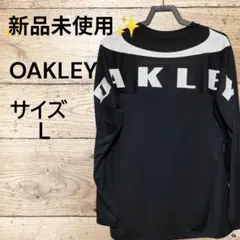 ✨新品未使用✨OAKLEYエヴォフリーテクノロジー バックプリントブラック《L》