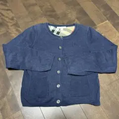 BURBERY CHILDREN ネイビー カーディガン　10Y 140cm
