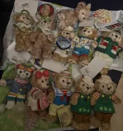 ダッフィー　シェリーメイ　ぬいぐるみバッチ