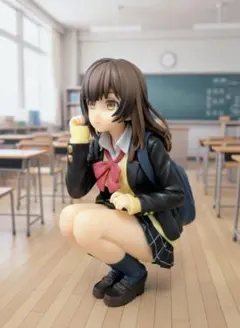 【無料配送】ひげを剃る、そして女子高生を拾う。 荻原沙優 フィギュア