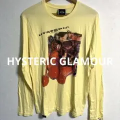 【雰囲気抜群❗️】00s HYSTERIC GLAMOUR 総柄 ロンT Lサイズ
