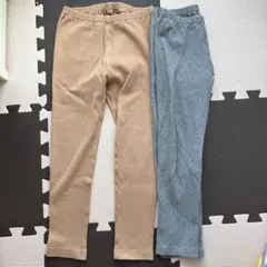 UNIQLO 120cm ベージュ・グレー 長ズボン