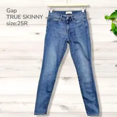 Gap TRUE SKINNY ギャップ スキニーデニムパンツ ブルー 25Rのサムネイル