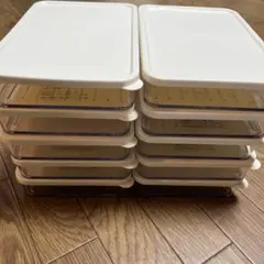 Viva Flat（ビバ フラット） 密閉保存容器 同色12点セット ホワイト