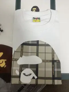 BAPE HEAD TEE チェック柄 - メルカリ